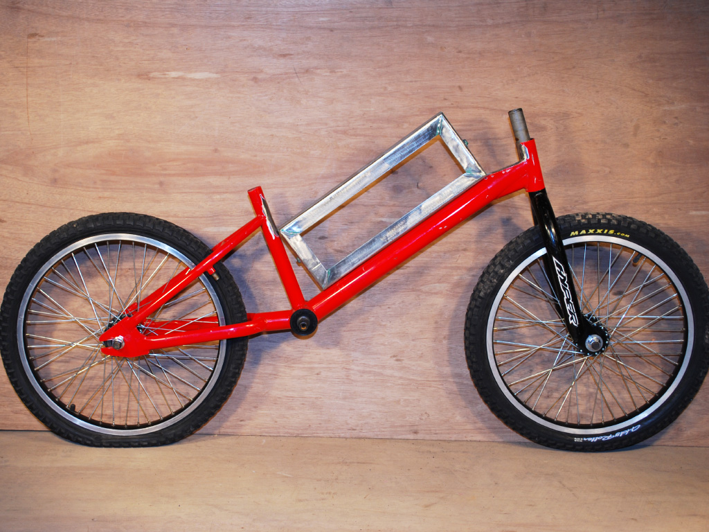 EStyle Electric BMX - frame modification